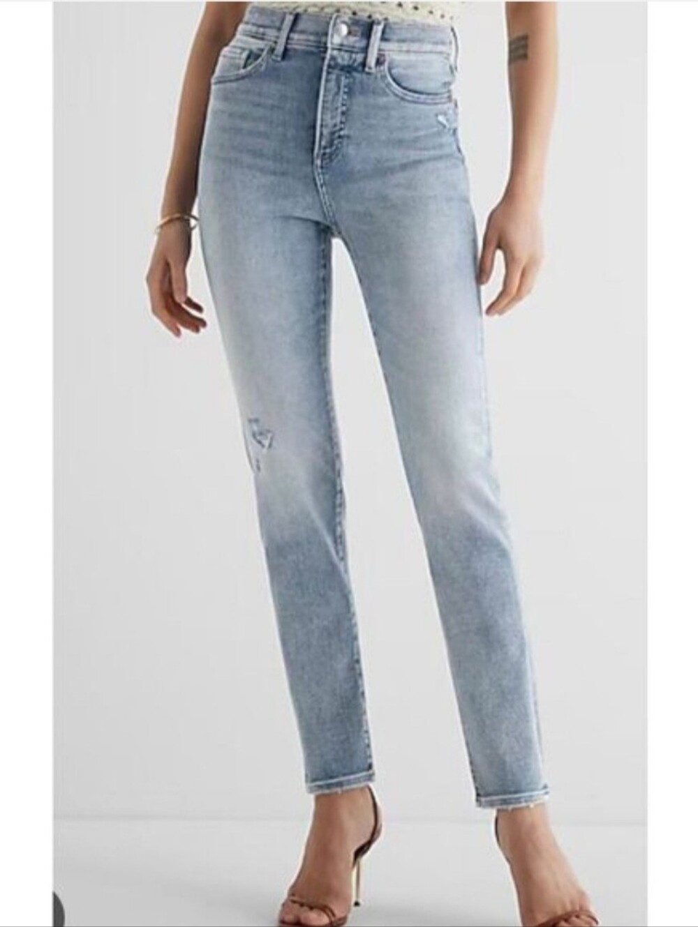 Express 90's Slim Super High Rise Boot cut Jeans
